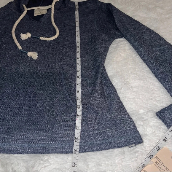 New With Tags Southern Spirit Sweatshirt Heather Blue - Picture 9 of 10